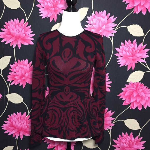 Torn by Ronny Kobo Peplum Top - Picture 2 of 8